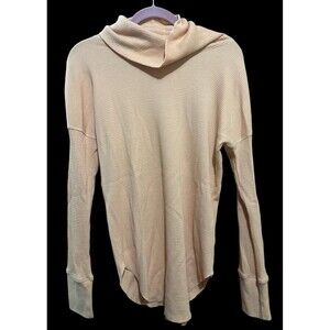Aritzia The Group byBabaton Thermal Cowl Neck‎ Thermal Long Sleeve Orange Medium